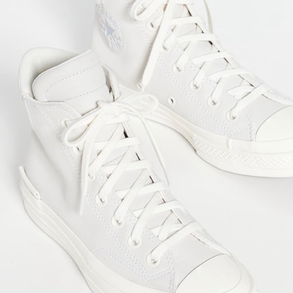 CONVERSE Chuck 70 Padded Collar High Top Men Leather Sneakers - Picture 8 of 9